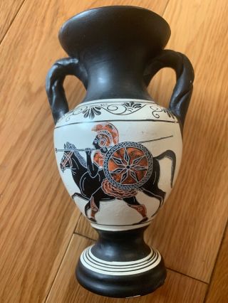 Antique Ancient Amphora Greek Pottery 480 B.  C.  Style Hand Made In Greece