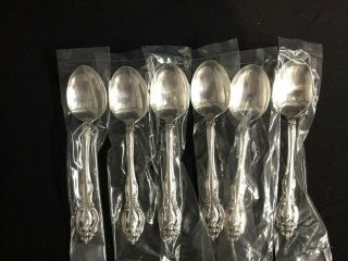 6 Sterling Place Spoons Gorham La Scala Flawless