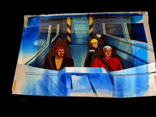 The Real Adventures Of Jonny Quest 1996 Dr,  Race & Haji Cel &painted Background