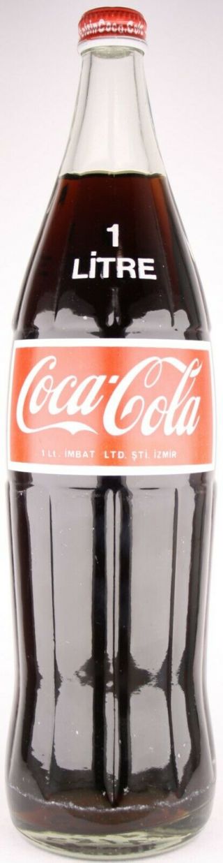 Turkey 1985 1 liter Coca - Cola ACL bottle 2