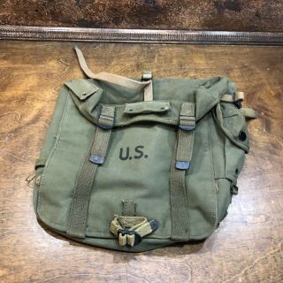 Vintage Wwii Us Army M - 1944 / M - 1945 Combat Backpack / Ww2 Field Rucksack