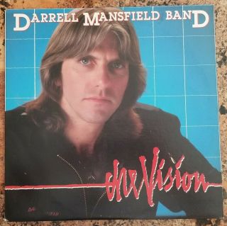 Darrell Mansfield Band " The Vision " Vinyl Lp Record 1983 Christian Blues/rock