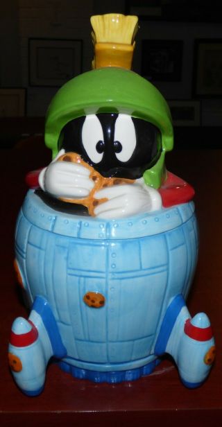 Warner Bros Looney Tunes Marvin The Martian Cookie Jar By Westland