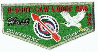 Boy Scout Oa 265 O - Shot - Caw 2016 S - 4 Conference Host Committee Lodge Flap