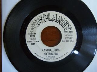 The Creation - Making Time/try And Stop Me - Planet Wlp 45 Rpm Psych 1966