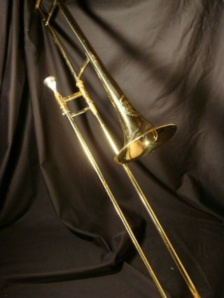 Vintage Olds Ambassador Trombone With Case And Mouthpiece