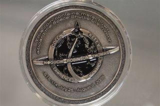 Nasa Coin Space Shuttle Discovery Mission Sts - 114 Coin Contains Flown Metal 2005