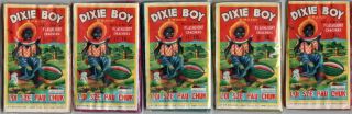 Dixie Boy Firecracker Labels 5 Different Glassine Colors Plus Logos