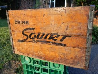 Vintage Orange Crush,  Squirt,  Double Cola Soda Wood Bottle Crate Kewaunee Wis