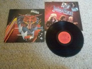 Judas Priest.  Vinyl Lp.  Defenders Of The Faith.  W/insert.  1984.  Heavy Metal