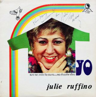 Julie Ruffino Signed Rare Miami Cuban Private Press Modern Soul Ballad Lp