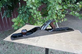 Vintage Stanley Bailey No.  8 Jointer Plane Corrugated Bottom Type 11,  3 Pat.  Dates