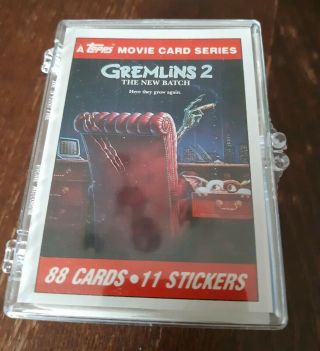 Gremlins 2 Movie Trading Cards Complete Set With Stickers 1990 Topps