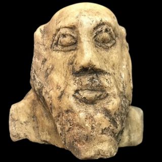 Rare Ancient Roman Marble Bust - 200 - 400 Ad (1)