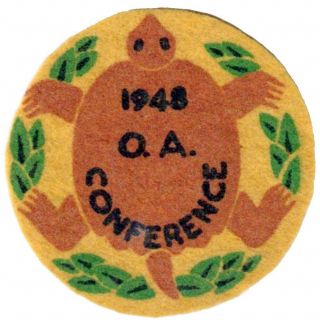 Boy Scouts Oa Conclave Area 7f 1948 231 R2 Section Bsa Felt Patch Badge
