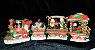 Danbury Dachshund Christmas Express Small Train (4 Cars) Holiday Home Decor