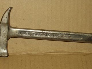 Rare Old Antique Vintage Iron Crate Hammer Prybar Spade B R MFG CO CHICAGO ILL 3