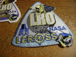 NASA LUNAR RECONNAISSANCE ORBITER LRO LCROSS ATLAS V - ROCKET 1ST PATCH & DECAL 2