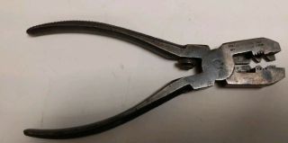 Vtg K.  MILLER T&M Co.  Wire Stripper Plier Tool Pat.  1578340 3 - 30 - 26 Sprgfld MA 2