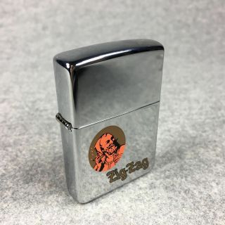Rare Retired Zig Zag Rolling Papers Zippo Lighter
