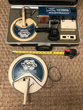 Vintage 6000/Di Series 2 COINMASTER Detector 2 Coils,  White ' s Electronics 3
