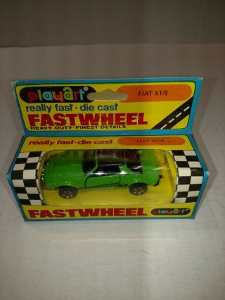 Vintage Playart Fastwheel Fiat X 1/9 Green