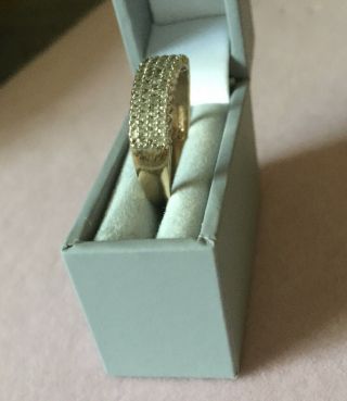 Vintage REVERE 9ct Gold Pave Set Diamond Ring UK Size R.  1/2 IDEAL XMAS GIFT 3