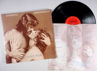 Barbra Streisand - A Star Is Born (1976) Vinyl Lp; Soundtrack Kris Kristofferson