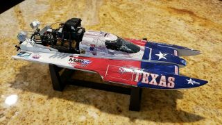 1:18 BAD ASS BOATS Spirit of Texas Top fuel Hydro diecast boat. 2