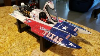1:18 BAD ASS BOATS Spirit of Texas Top fuel Hydro diecast boat. 3