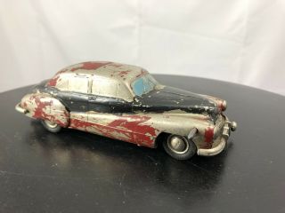 Vintage Prameta Buick 405 Wind Up Clockwork Toy Car Germany Brit.  Zone No Key