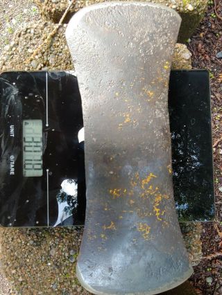 Vintage Double Bit Axe Head (only) Bushcraft Rare Plumb Swamping Pattern.