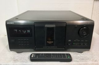 Vintage Sony Cdp - Cx210 200 Disc Cd Player/changer W/remote Bundle -