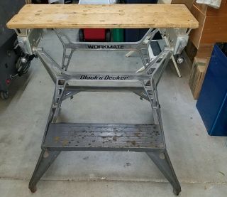 Vintage Black & Decker Workmate Portable Project Work Table Folding Bench 79 - 001
