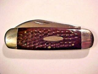 Vintage Case Xx Usa 6 Dot Sunfish Elephant Toe 2 Blade Pocket Knife 6250