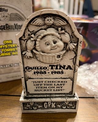 2019 Garbage Pail Kids Revenge Of Oh The Horrible Tombstone Guillo Tina