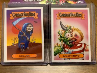 Garbage Pail Kids Revenge Of Oh,  The Horror - Ible Classic Monsters Complete Set
