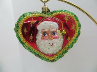 Christopher Radko Heart Of Christmas Ornament Santa