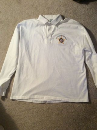 Us Secret Service Issued Long Sleeve White Xxl Duty Shirt (benefit Fund)