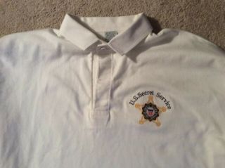 US Secret Service Issued Long Sleeve White XXL Duty Shirt (Benefit Fund) 3