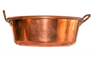 Antique French Solid Copper Jam Pan,  1900s 2