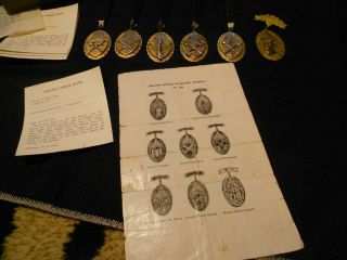 Antique Knights Of Pythias Grand Lodge Jewels And Ritual Books