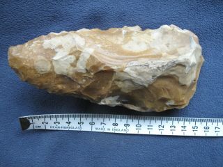 Palaeolithic Flint Hand Axe Approx 350gms