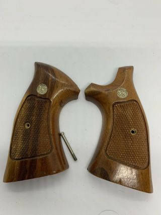 Smith And Wesson N Frame Square Butt Target Grips Vintage