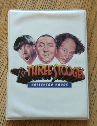 The Three Stooges Collector Cards In Binder 72 Cards 1997