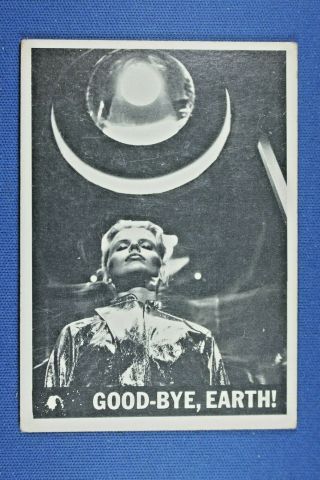 1966 Topps Lost In Space - 5 Good - Bye Earth - Vg