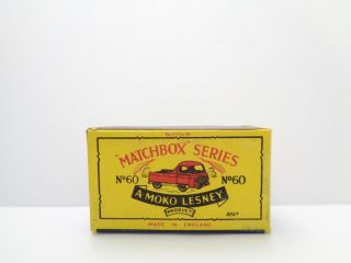 Orig.  Box - 1958 Moko Lesney Matchbox No.  60 