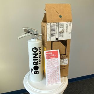 The Boring Company Elon Musk Fire Extinguisher Tesla Sentry Not A Flame Thrower