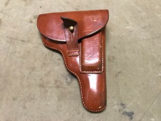 46p Wwii German Mauser M1934 Pistol Leather Holster