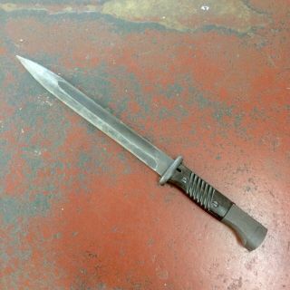 Wwii German K98 Bayonet Fixed Blade Knife Sword Wkc Maker Bakelite Grip